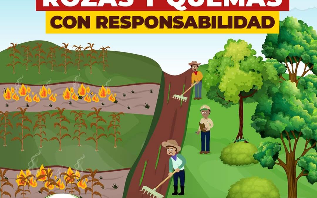 REALIZA ROSAS Y QUEMAS CON RESPONSABILIDAD